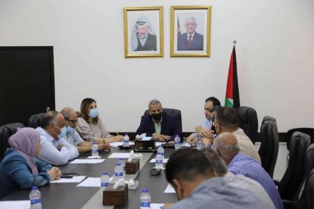 قلقيلية : الاجتماع الدوري للجنة المرورية في المحافظة